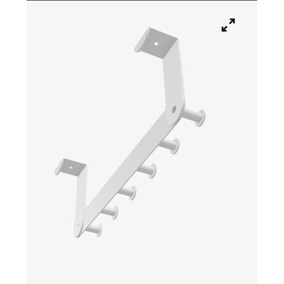 IKEA ENUDDEN STORAGE OVER DOOR HANGER BATHROOM / KITCHEN HOOKS NEW - Picture 6 of 8